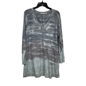 Soft Surroundings Painterly Tunic In Gray Size Woman's Medium